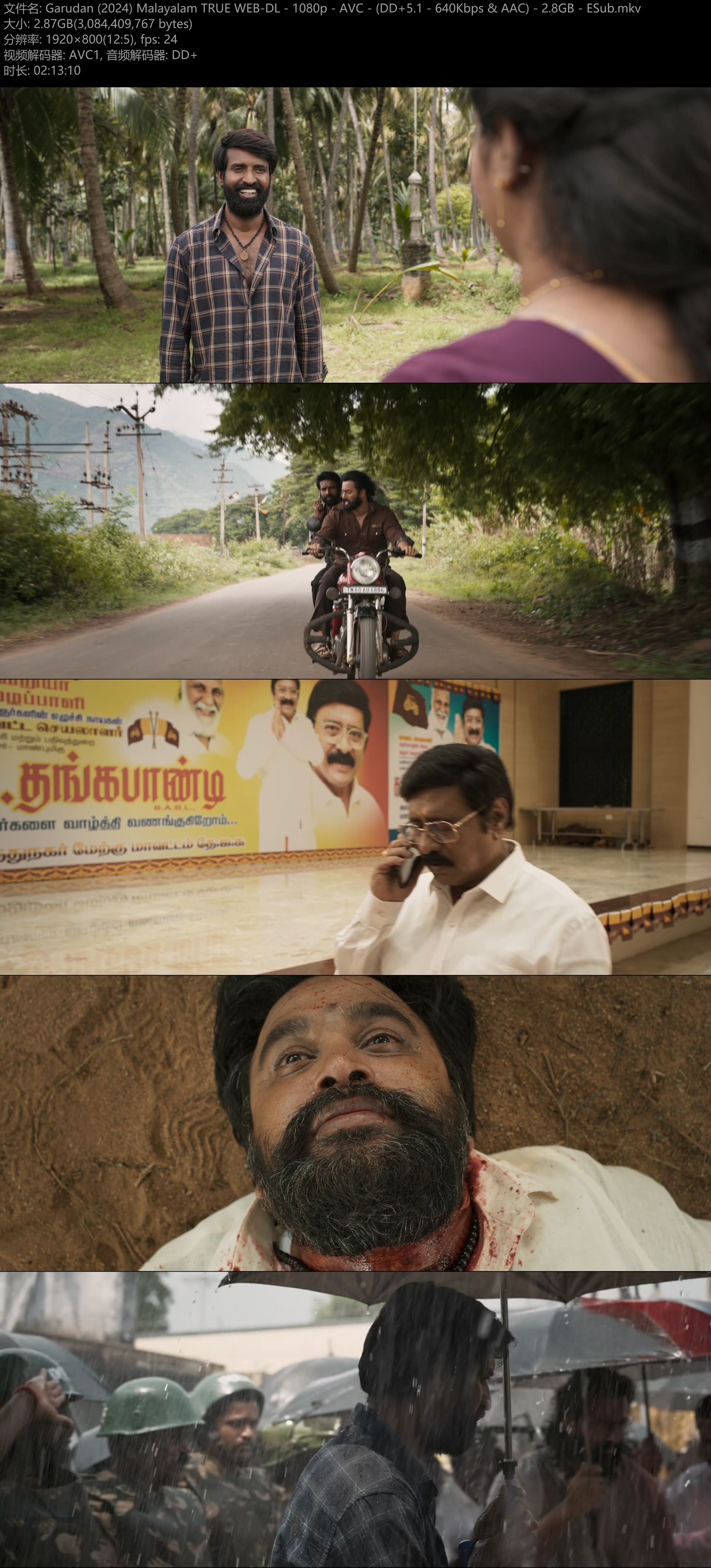 Garudan (2024) Malayalam TRUE WEB-DL - 1080p - AVC - (DD 5.1 - 640Kbps &amp; AAC) - .jpg